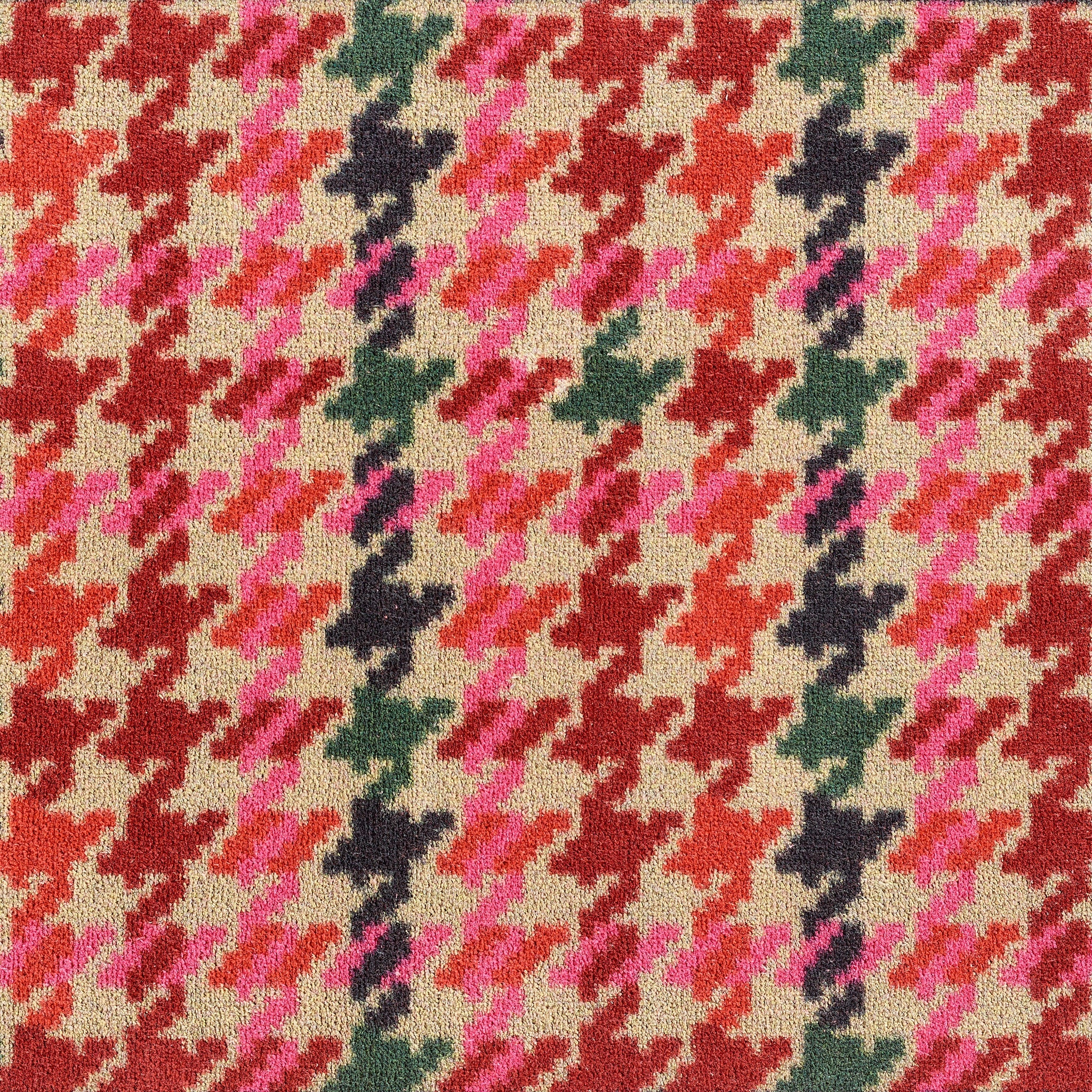 Designer 27 Houndstooth Pink Doormat 8