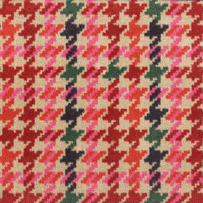 Designer 27 Houndstooth Pink Doormat 8