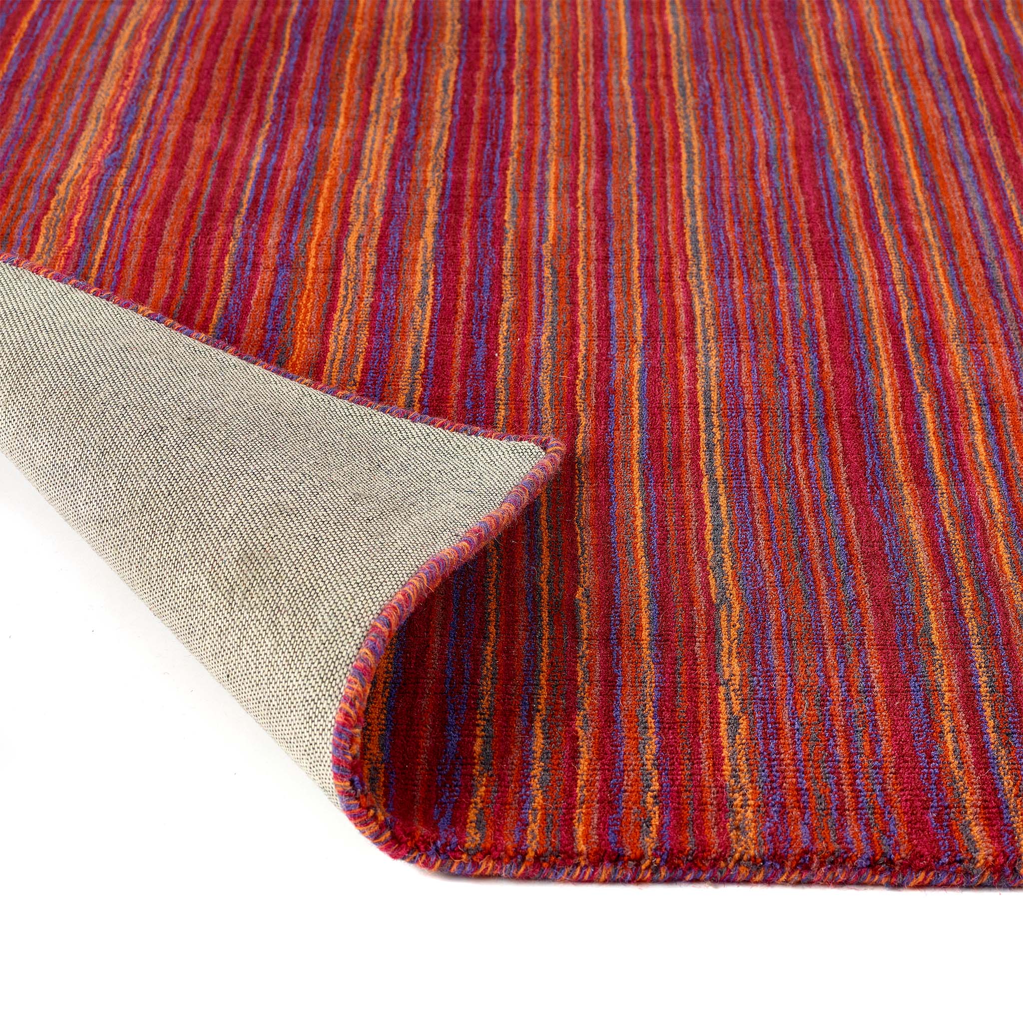Fine Stripes Rug Purple/Pink 4