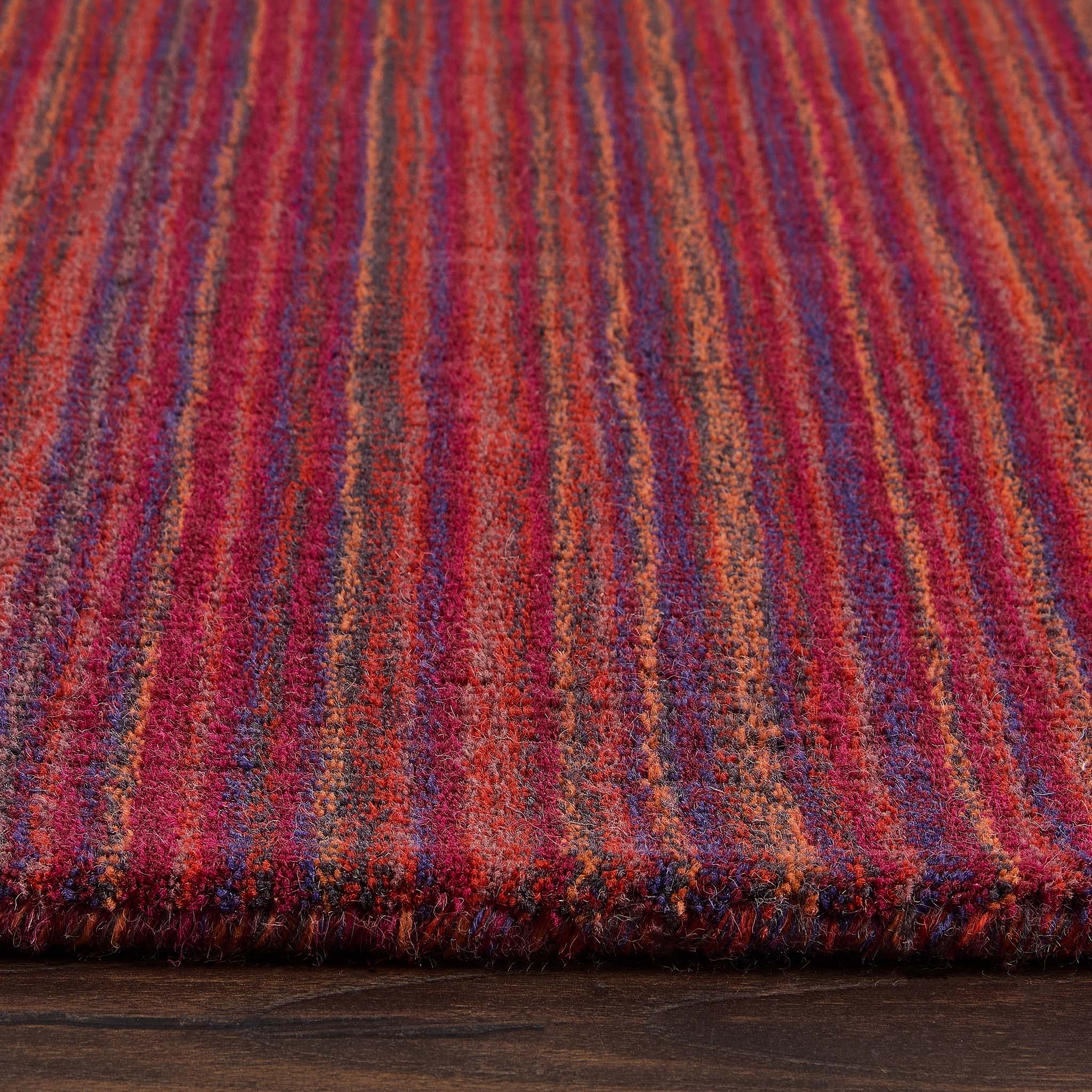 Fine Stripes Rug Purple/Pink 6