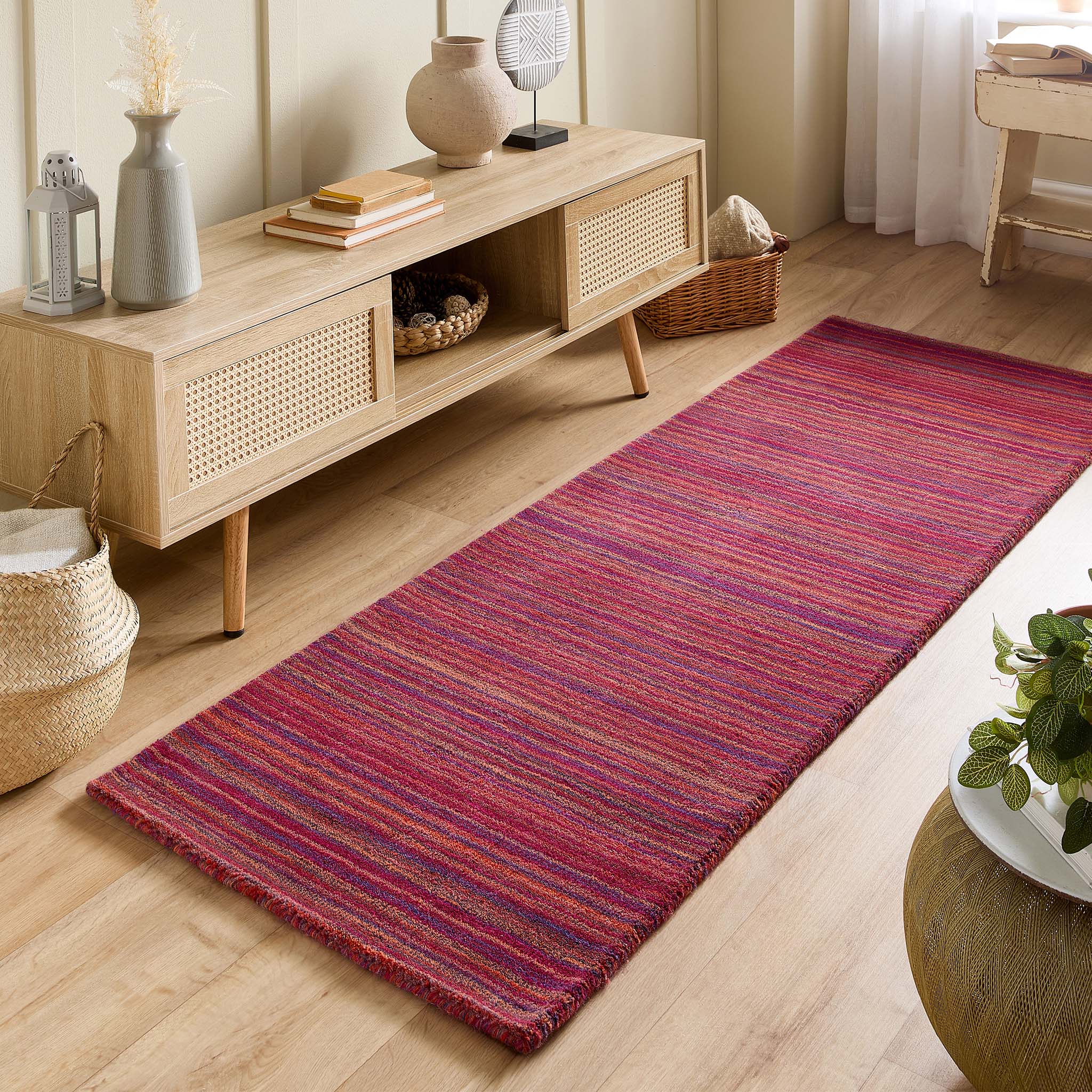 Fine Stripes Runner Purple/Pink 3