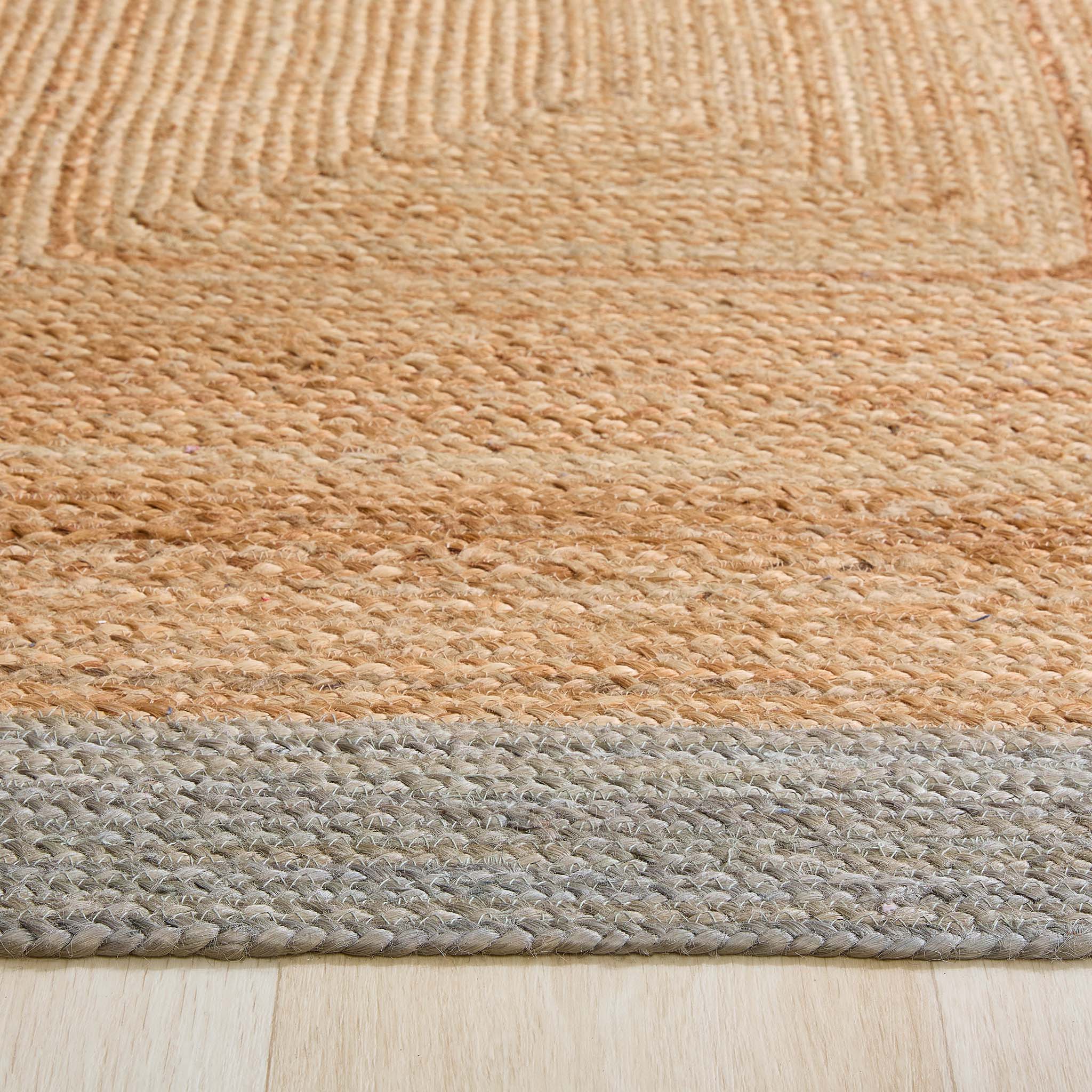 Jute Border Rug Sage Green 6