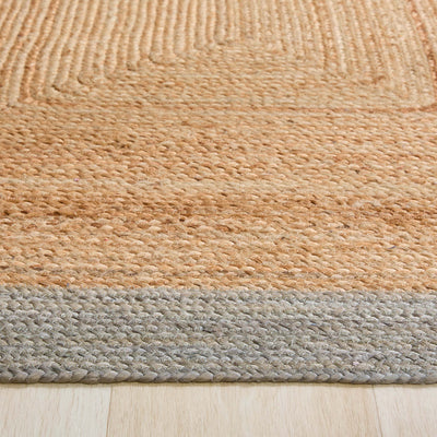 Jute Border Rug Sage Green 6