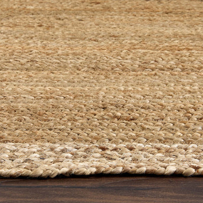 Jute Border Rug Natural White 6