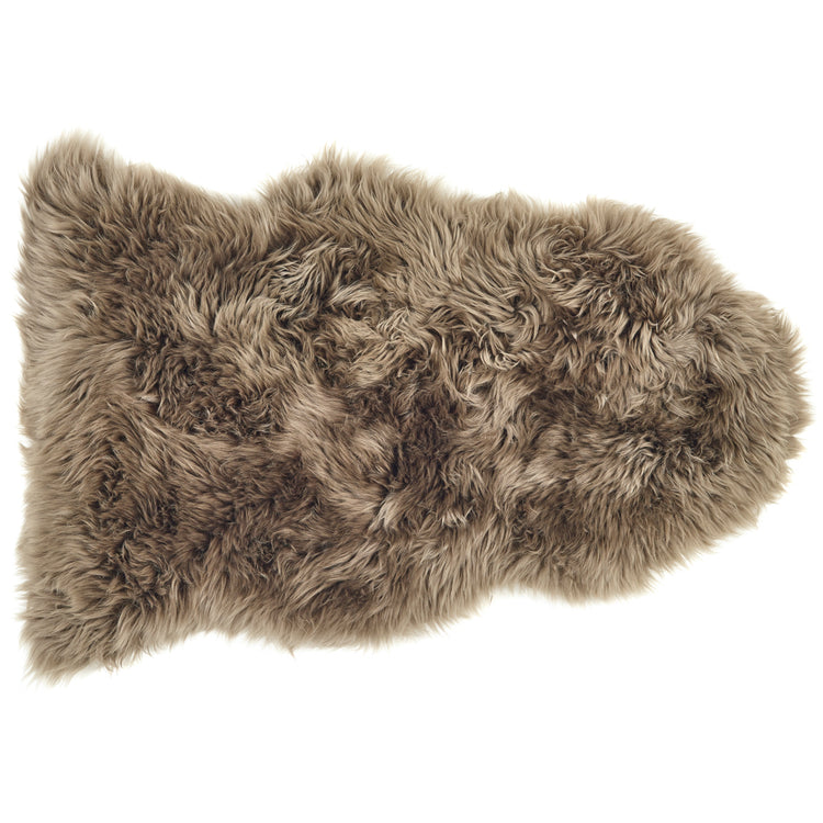 Genuine Sheepskin Rug Khaki