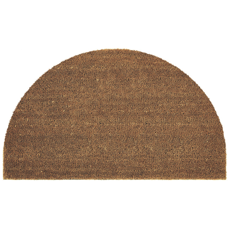 Plain Natural Coir - Half Moon