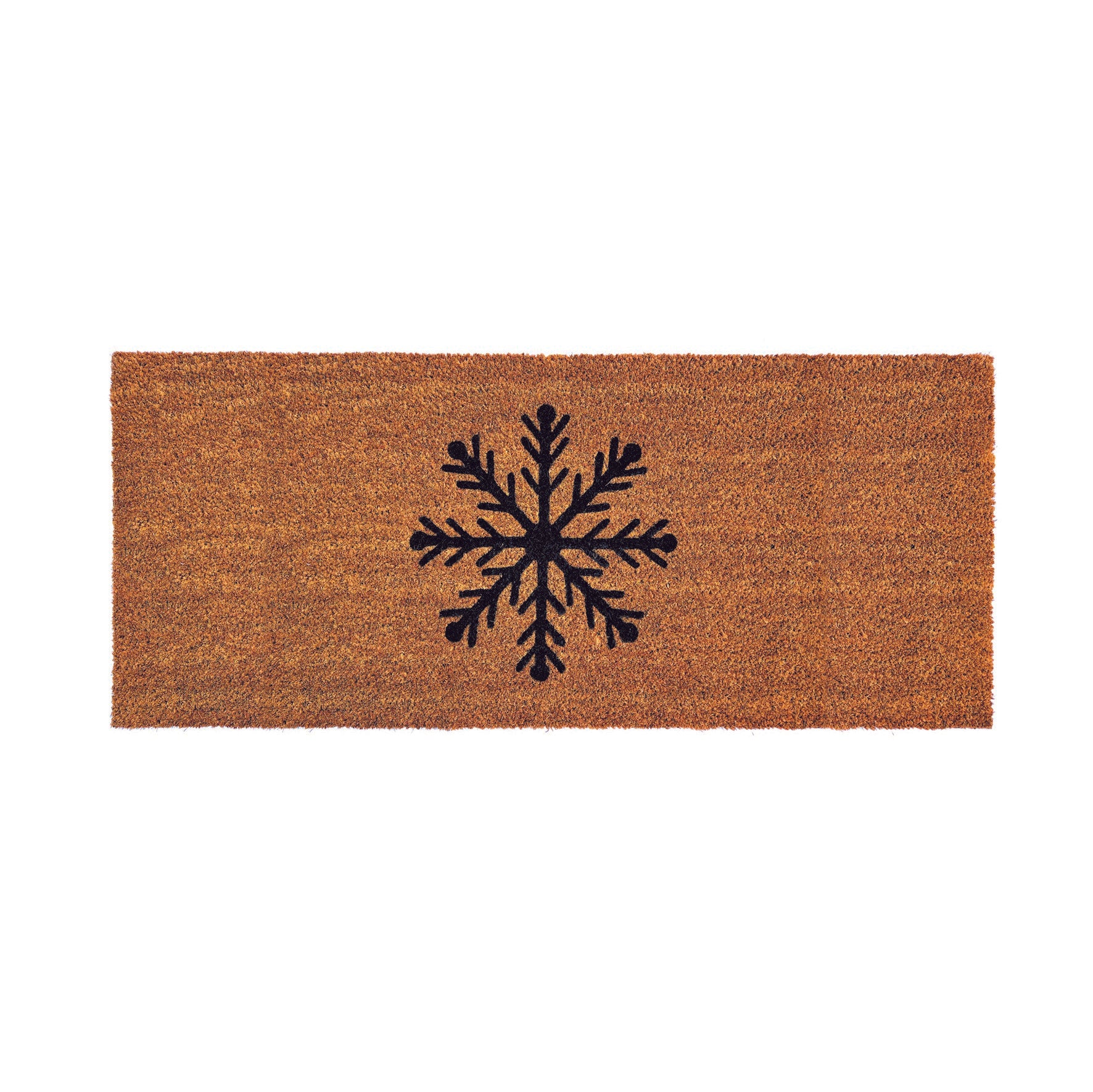 Christmas Coir Insert Snowflake Doormat 1