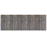 Ribbon Grey Zig Zag Washable Doormat 8