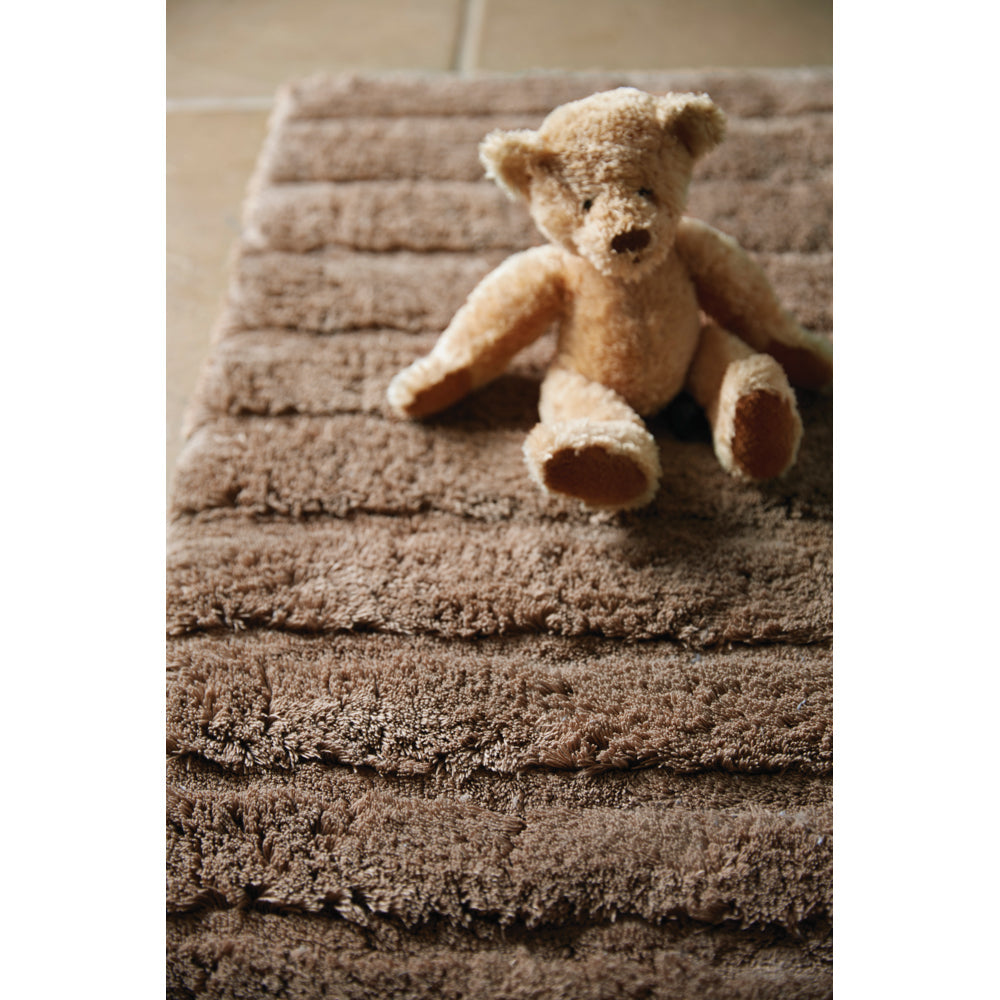 Bamboo Stripe Cappuccino Bathmat 2