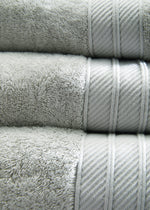 Hug Bamboo Luxury Bath Towels - Grey 3