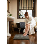 Bamboo Stripe Graphite Bathmat 3