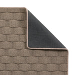 Sculptured Washable Basketweave Rug Mink 4