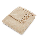 Crosshatch Throw Beige 1