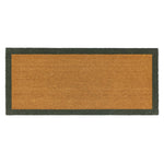 Printed Coir Border Green Runner 5
