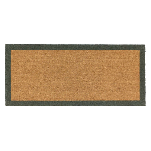 Printed Coir Border Green