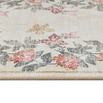 Hug Rug Botanical Border Washable Rug Pattern