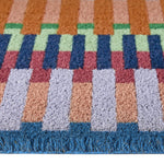 Bright Broken Stripe Coir Doormat 3