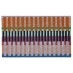 Bright Broken Stripe Coir Doormat 1