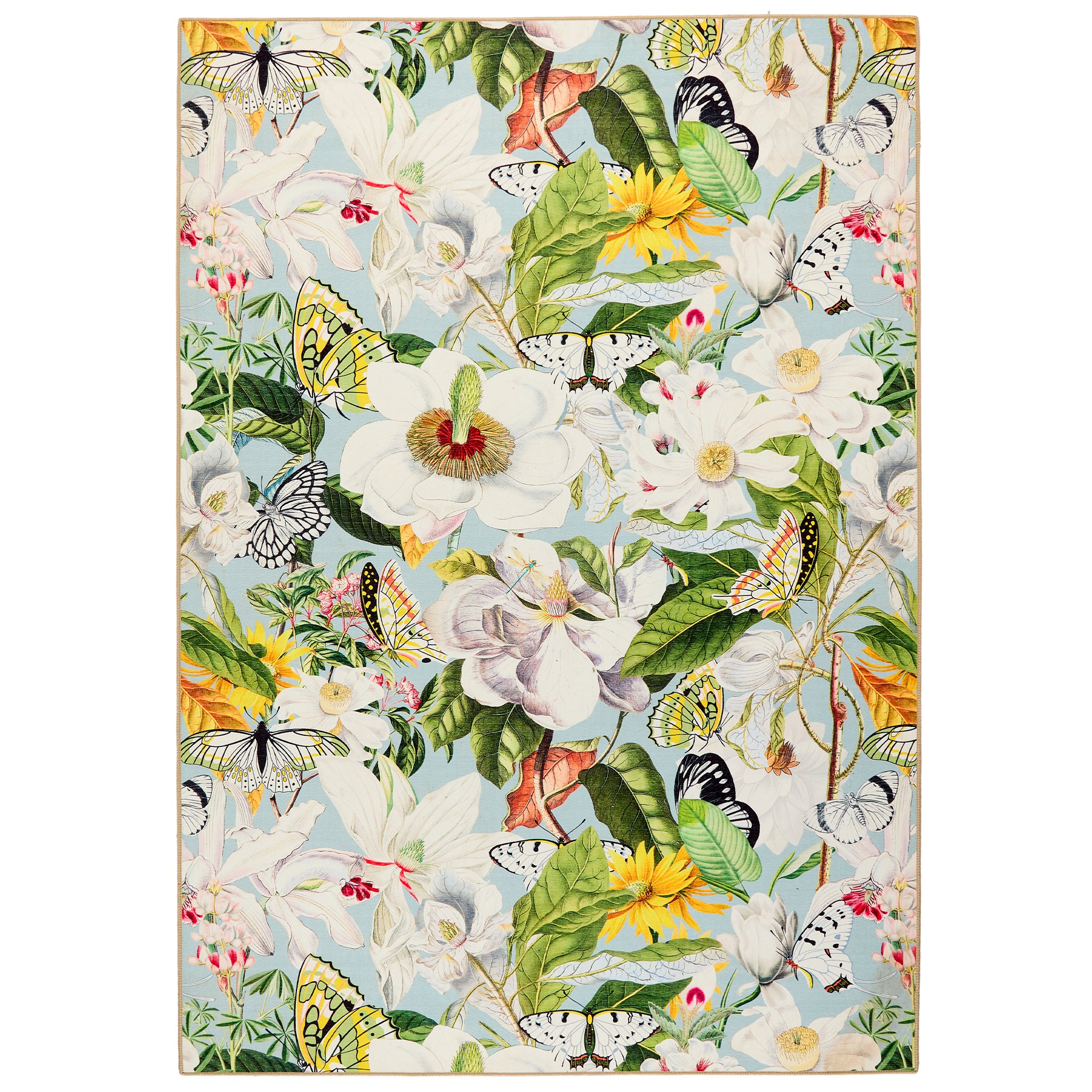 Butterfly Blooms Eco Washable Rug