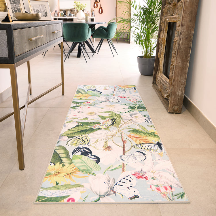 Butterfly Blooms Eco-Washable Rug