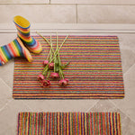 Candy Bright Striped Washable Doormat 4