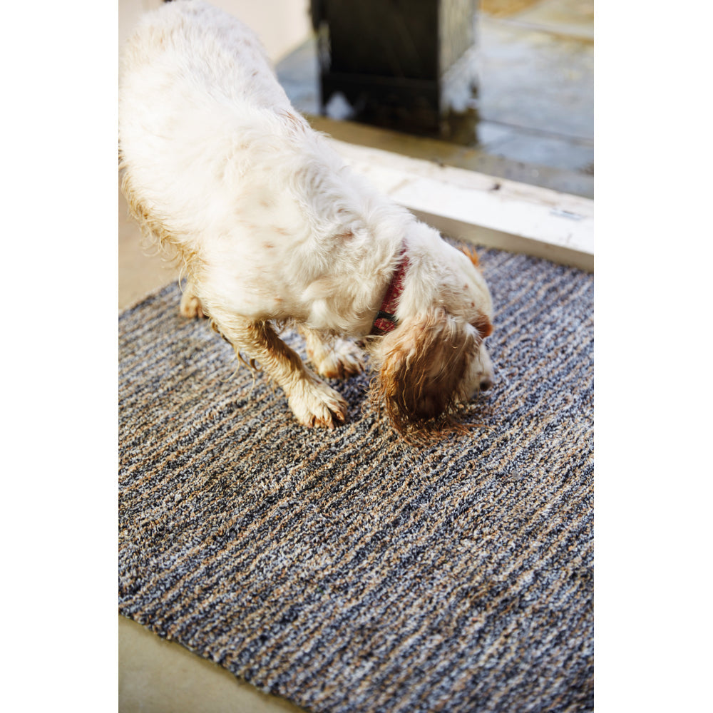 Candy Slate Striped Washable Doormat 3