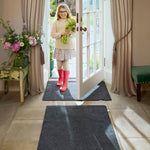 Plain Fleck - Charcoal Grey Doormat 2