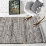 Chunky Knit Rug Grey/Natural 2