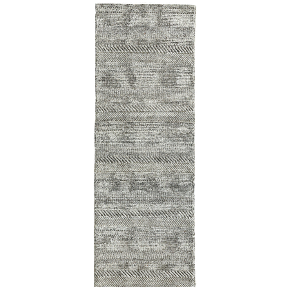 Chunky Knit Runner Grey/Natural 7