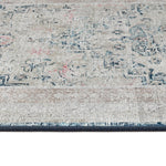 Hug Rug Classical Blue Washable Rug Texture Close Up