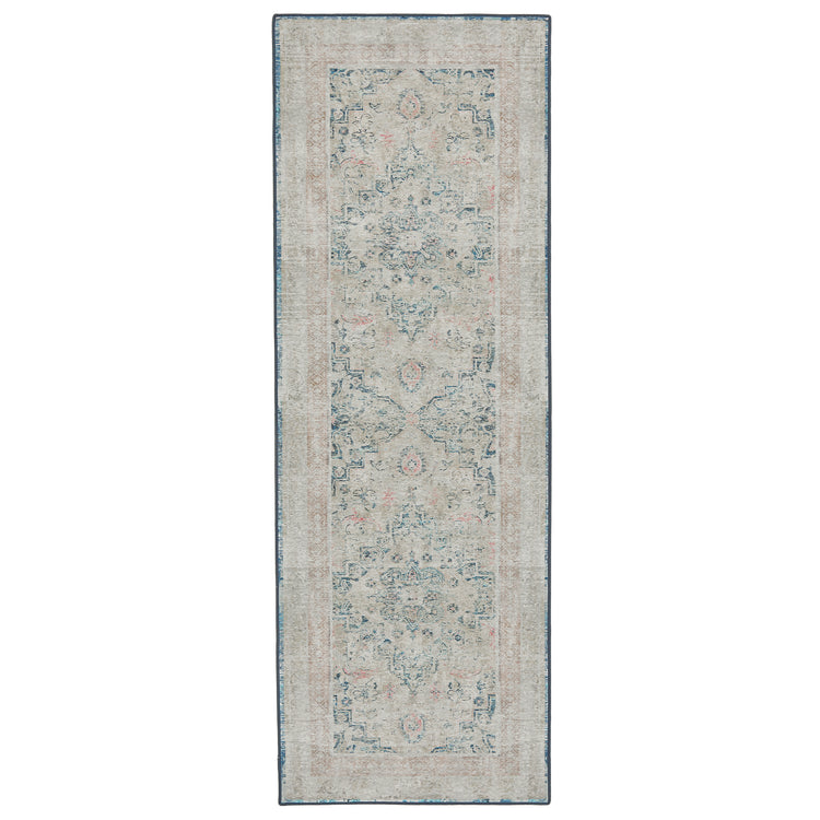 Classical Blue Eco-Washable Rug