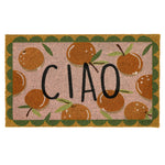 Ciao Orange Coir Doormat 1