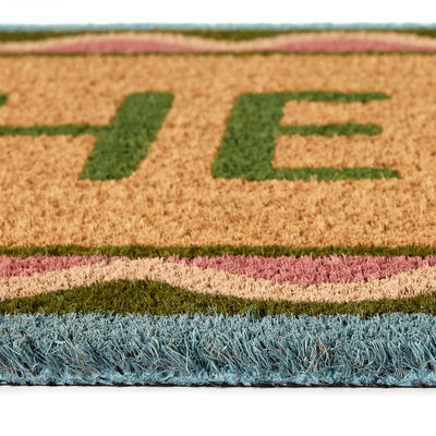Hello Scallop Coir Doormat 3