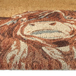 Highland Cow Coir Doormat 2