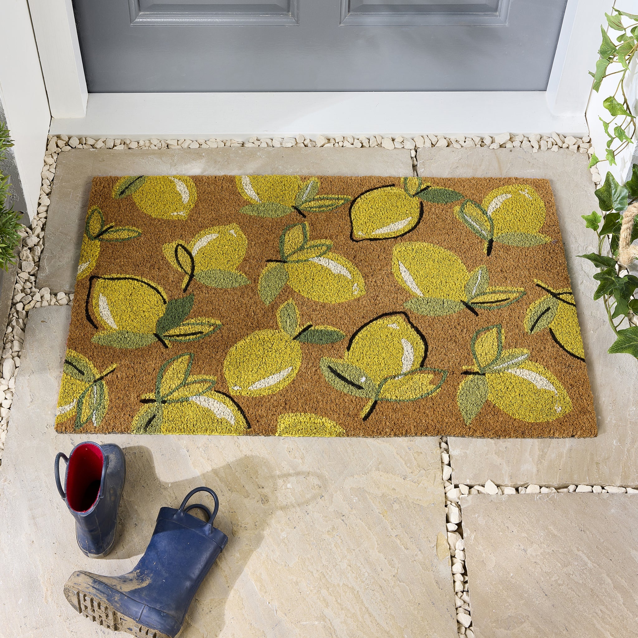 Lemons Coir Doormat 2