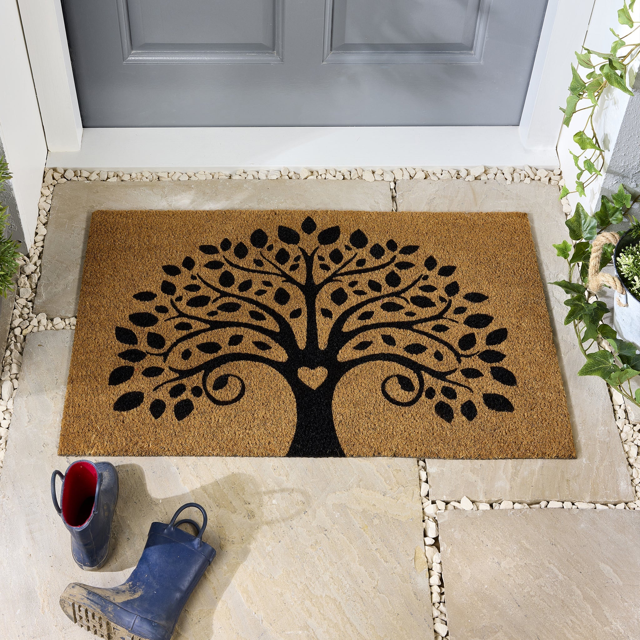 Tree Of Life Coir Doormat