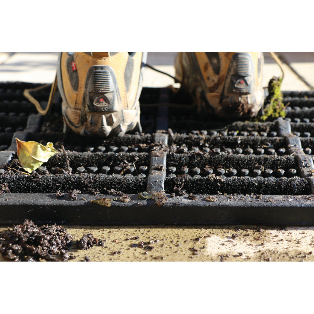 Coir Scraper Doormat Black 2