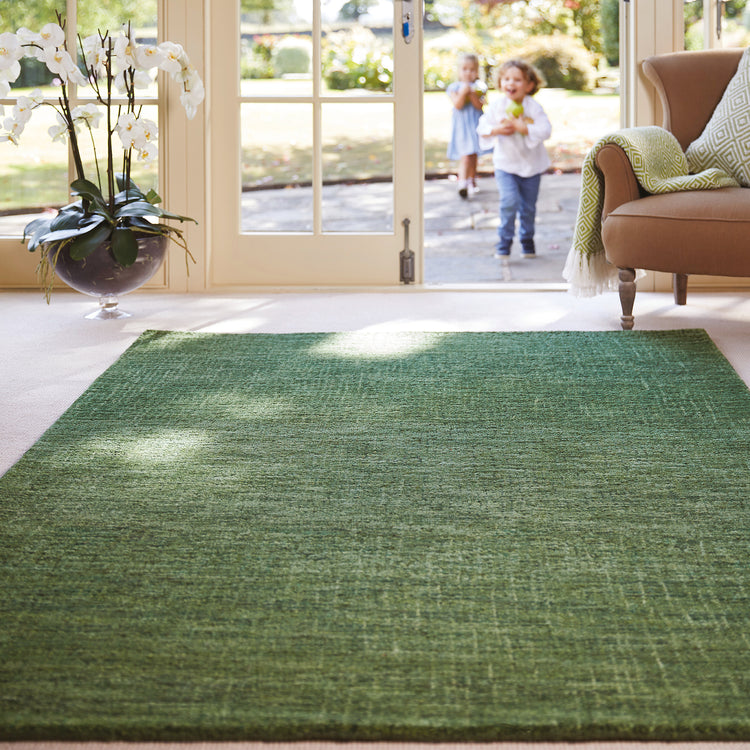Country Rug Forest Green
