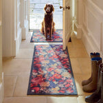 Dark Florals Washable Doormat