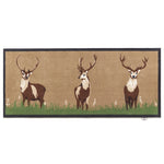Deer 1 Beige Washable Runner 6