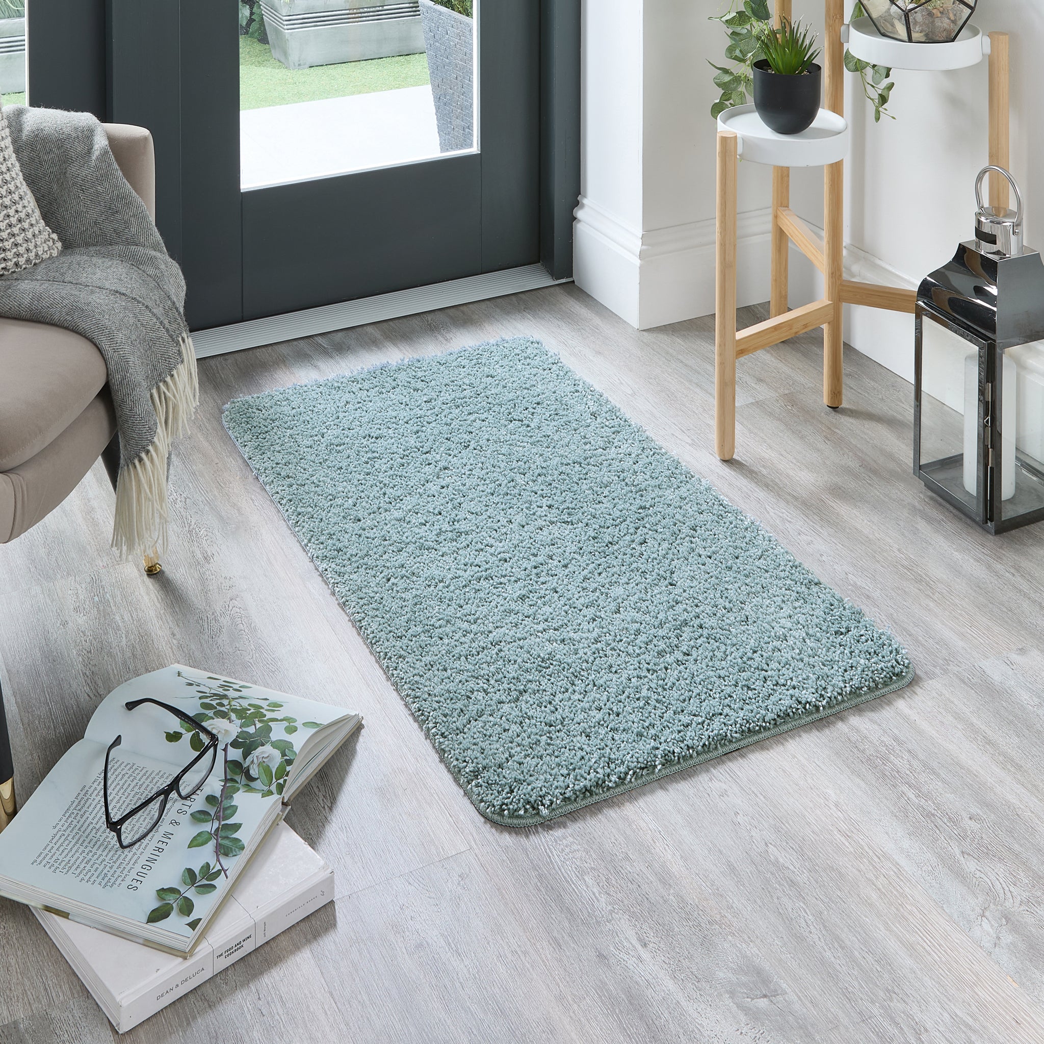 My Rug Washable in Denim Blue