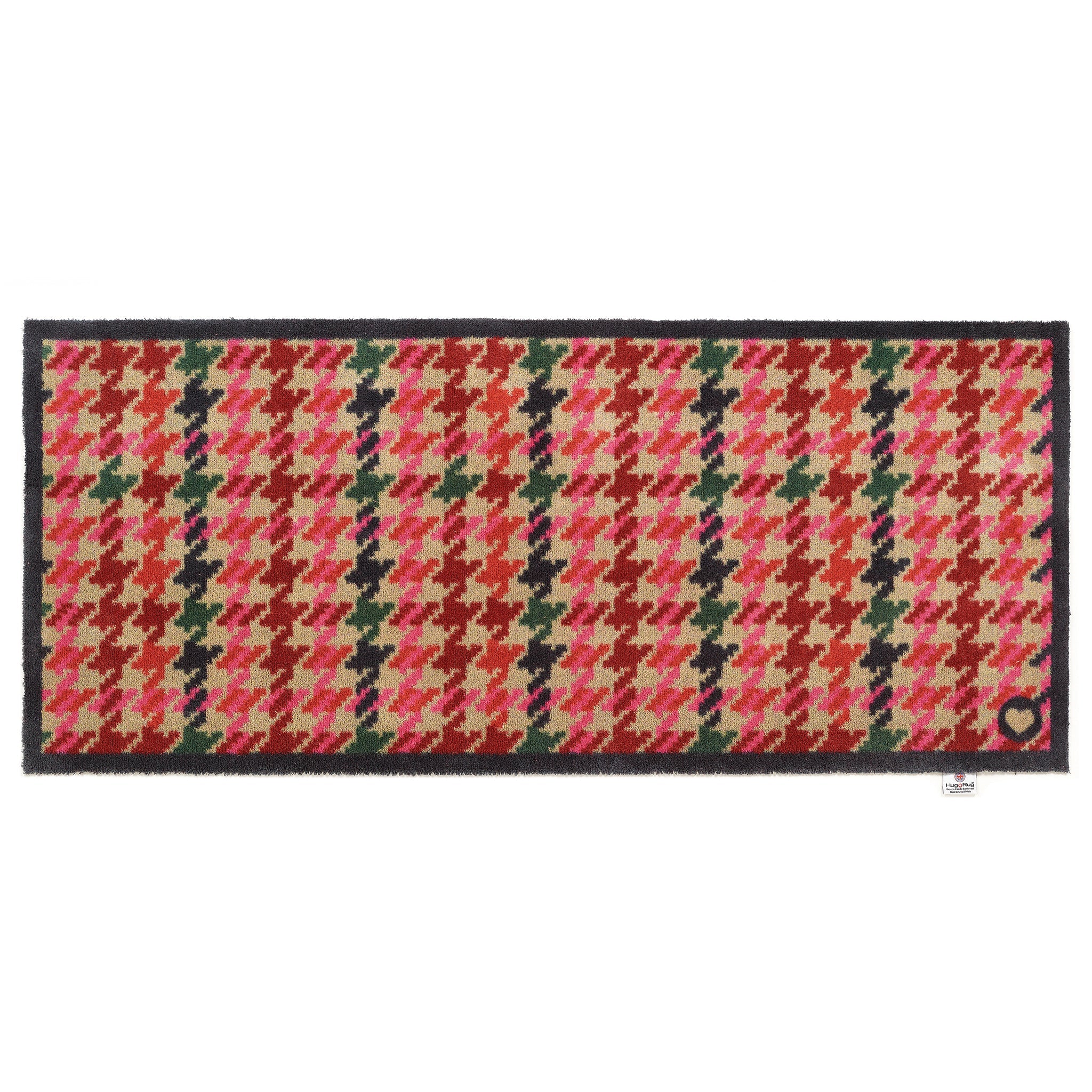 Designer 27 Houndstooth Pink Runner 9