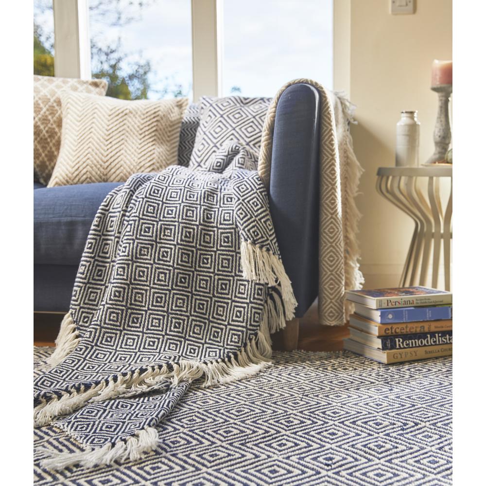 Diamond Throw Navy