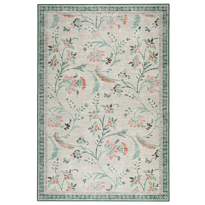 English Floral Eco-Washable Rug