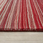 Fine Stripes Rug Red 4