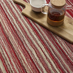 Fine Stripes Rug Red 3