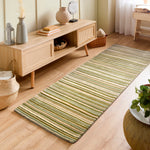 Fine Stripes Rug Green