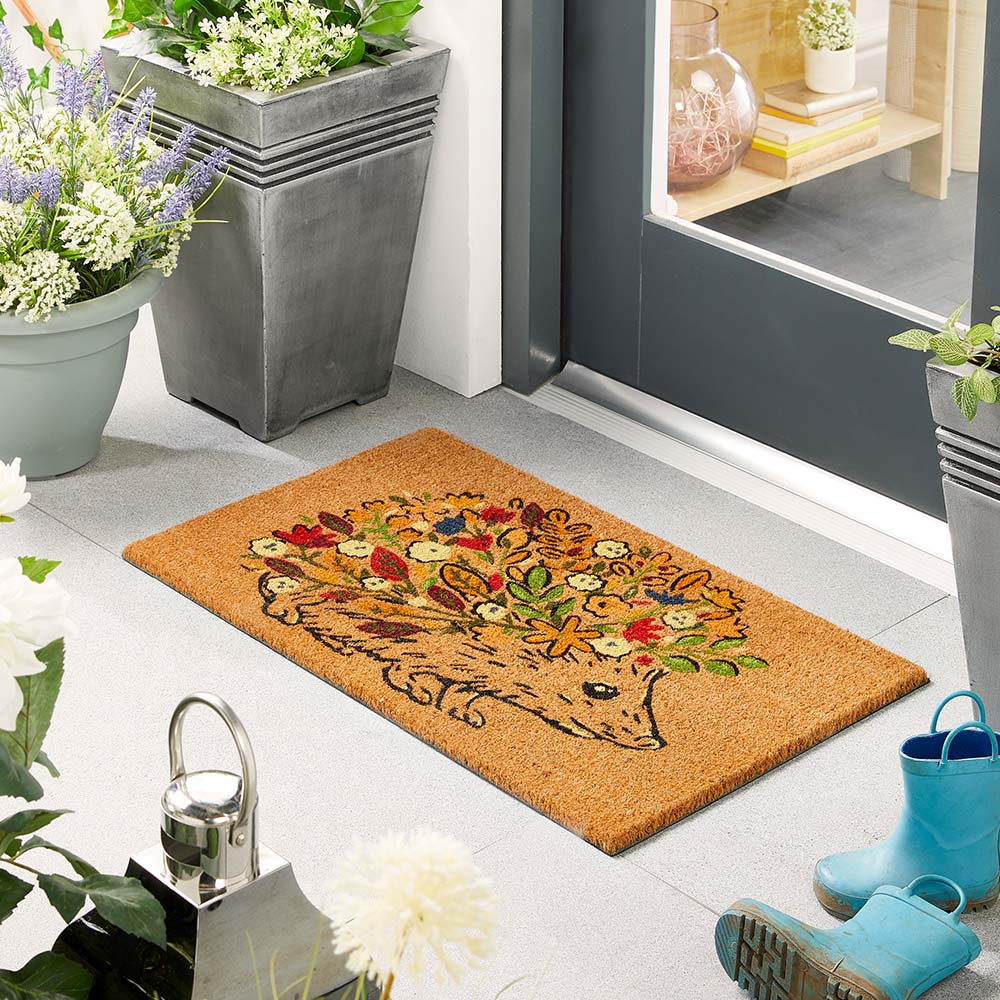 Floral Hedgehog Coir