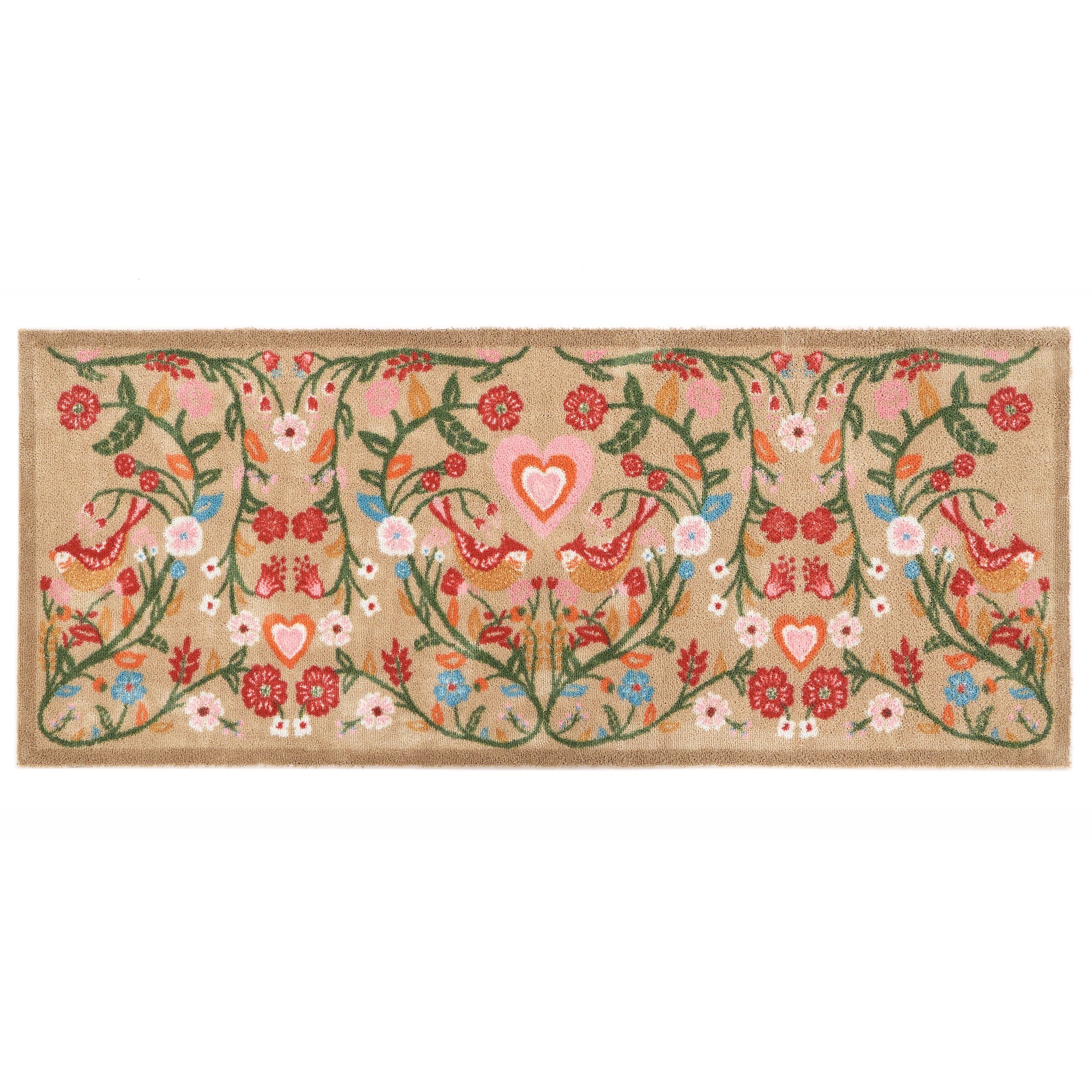 Garden Lovebirds Washable Doormat 7