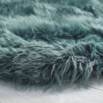 Genuine Sheepskin Rug Forest Green